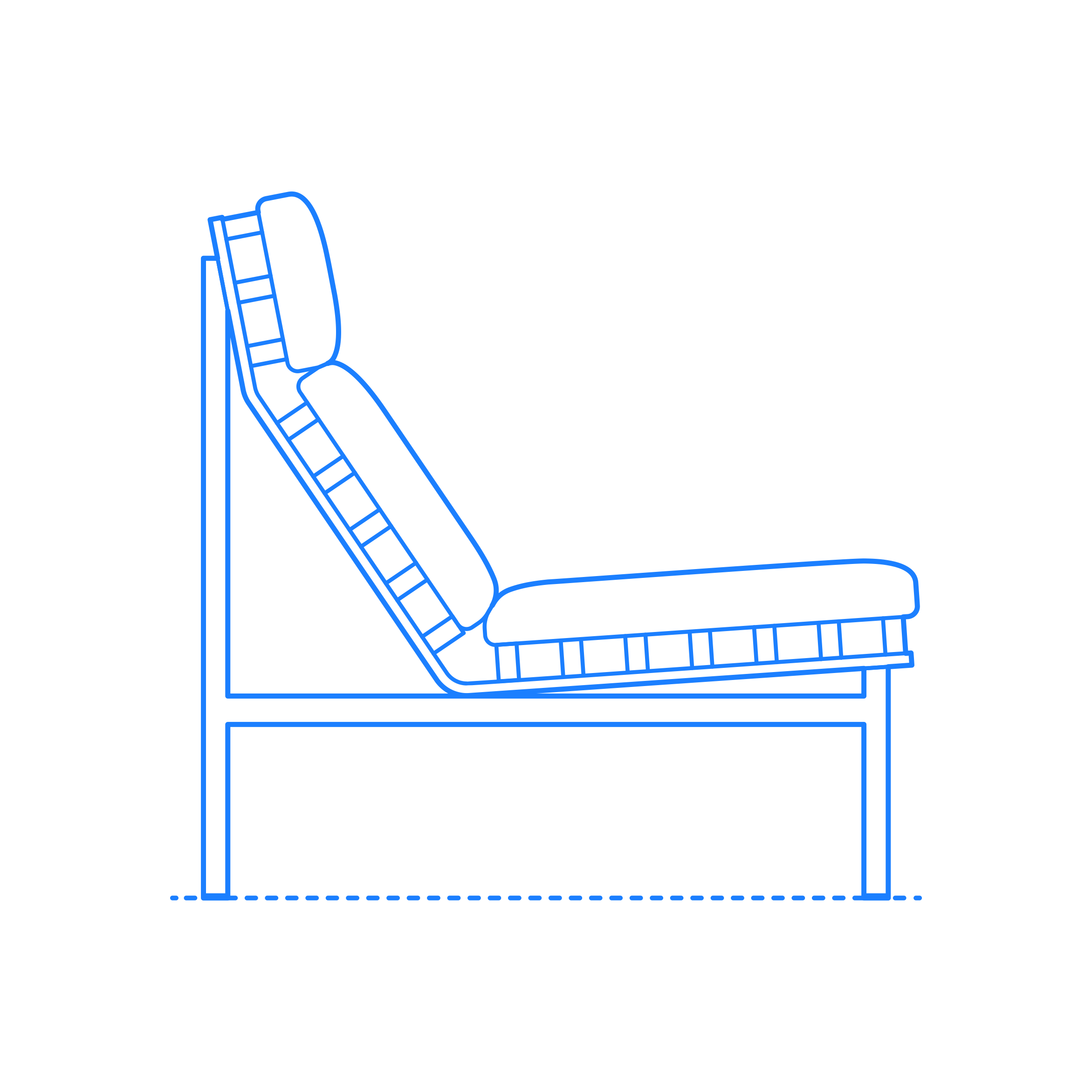Furniture Outdoor Chairs Perch Lounge Chair Outline Icon Svg Set Free Vectors